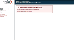 Desktop Screenshot of finanzplattform.com