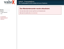 Tablet Screenshot of finanzplattform.com